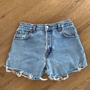 Levis high waisted vintage shorts